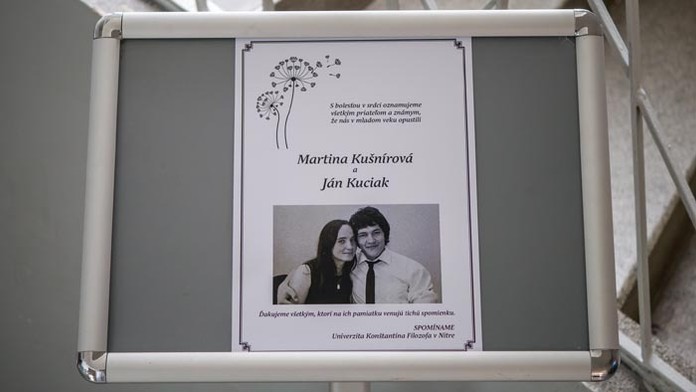 Zavraždený novinár Ján Kuciak a jeho snúbenica Martina Kušnírová.