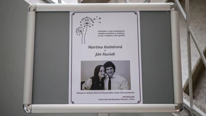 Zavraždený novinár Ján Kuciak a jeho snúbenica Martina Kušnírová.