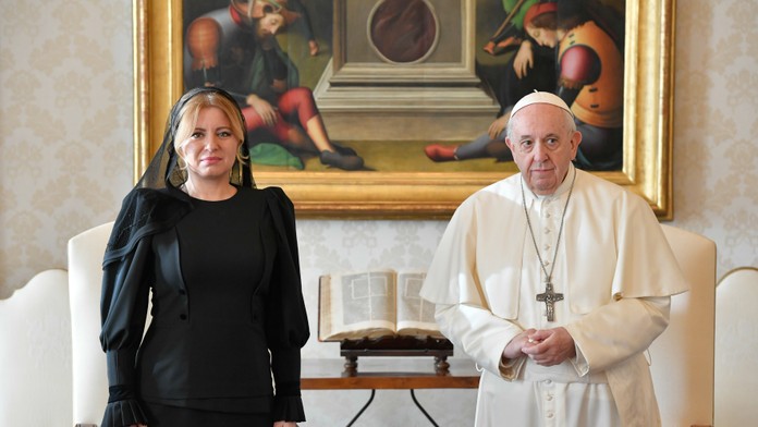 Prezidentka Zuzana Čaputová navštívi pápeža Františka vo Vatikáne