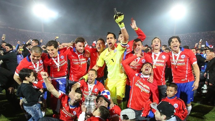 Futbalisti Čile a ich prvý titul