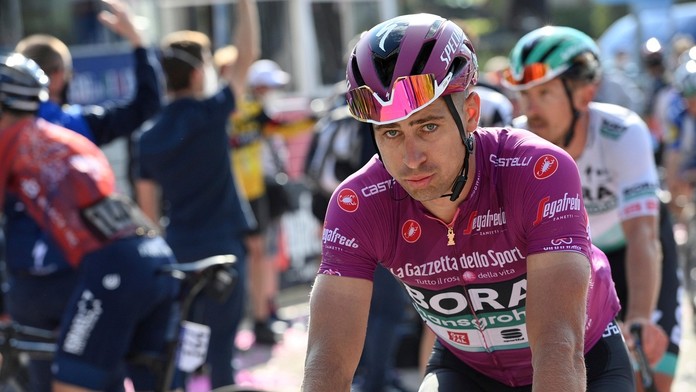 Slovenský cyklista Peter Sagan pred začiatkom 18. etapy cyklistických pretekov Giro d'Italia na trati Rovereto - Stradella.