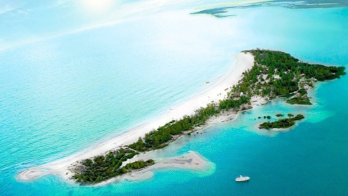 Pláž na Isla Pasion v Mexiku. 