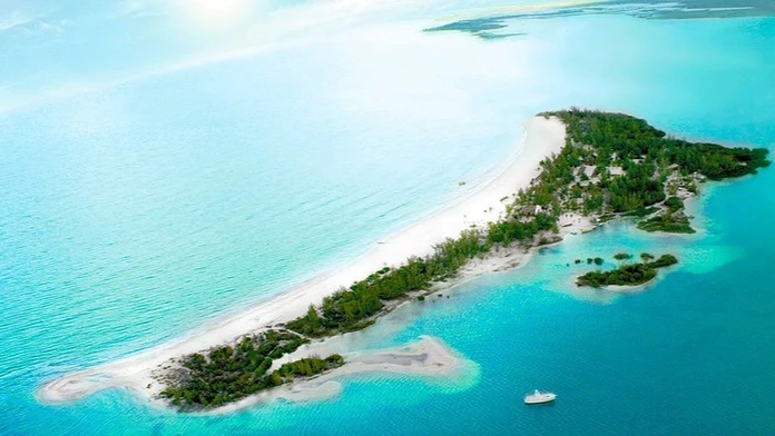 Pláž na Isla Pasion v Mexiku. 