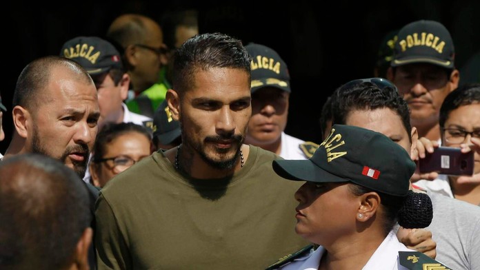 Paolo Guerrero na archívnej snímke.