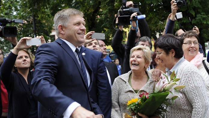 Robert Fico v Sabinove.