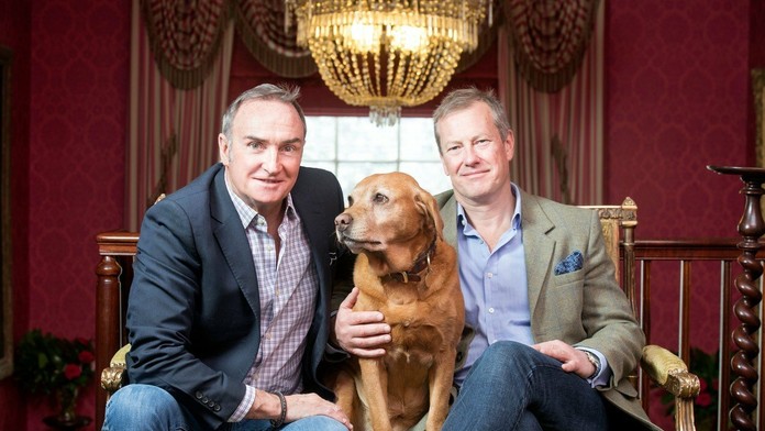 Ivar Mountbatten (vpravo) s priateľom Jamesom