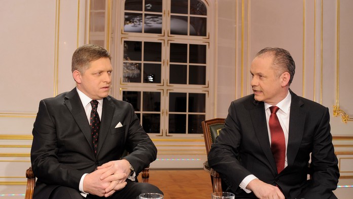 Robert Fico a Andrej Kiska