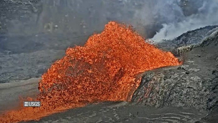 Sopka Kilauea chrlí lávu