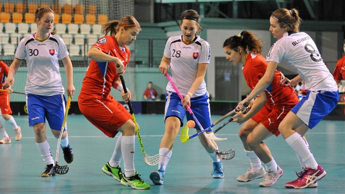 Archívna snímka - zľava Paulína Hudáková, Eliška Krížová (ČR), Romana Janegová, Zuzana Hubáčková (ČR) a Viktória Bobotová.