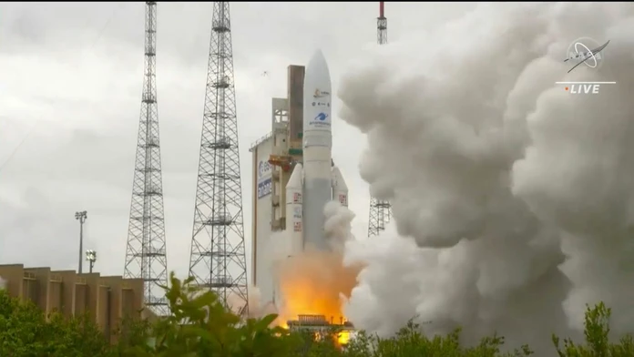 Nosná raketa Ariane 5.