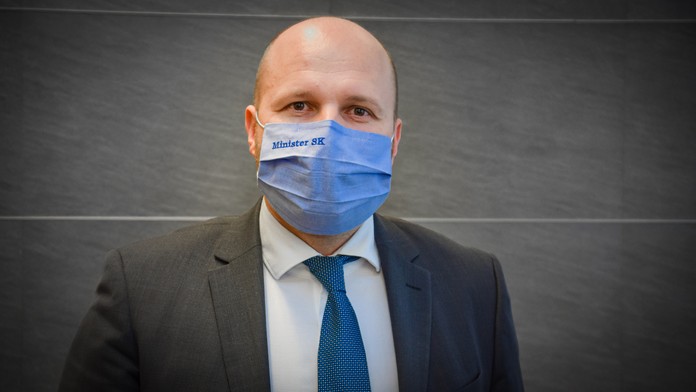 Jaroslav Naď počas rozhovoru.