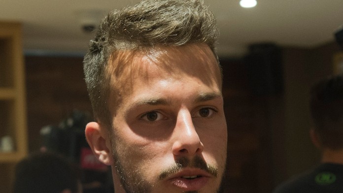 Na snímke slovenský futbalistový reprezentant do 21 rokov Jakub Hromada