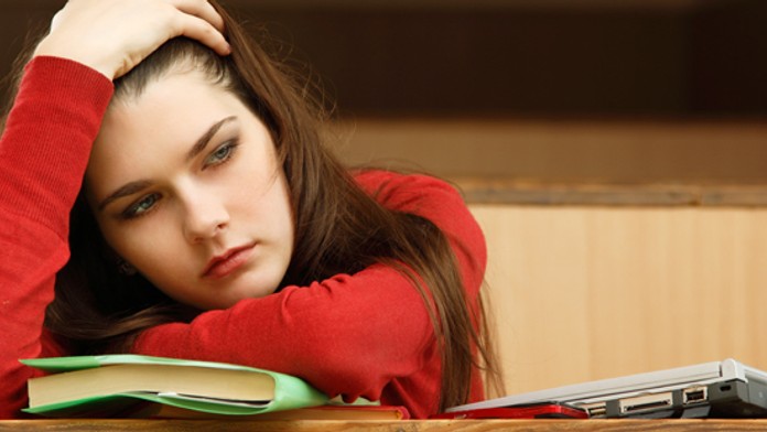 Nešťastná študentka