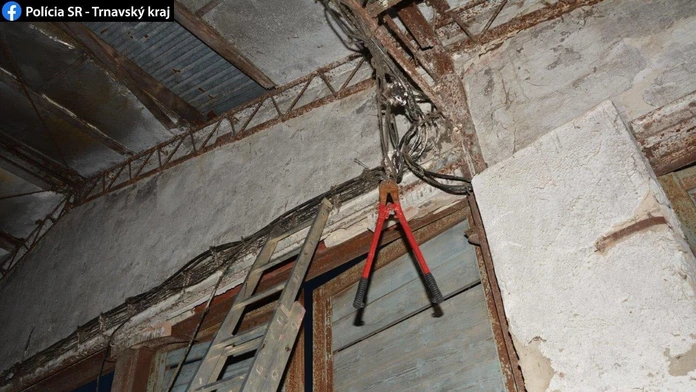 Záber z miesta incidentu.