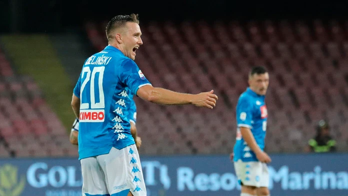Hráč SSC Neapol Piotr Zielinski.