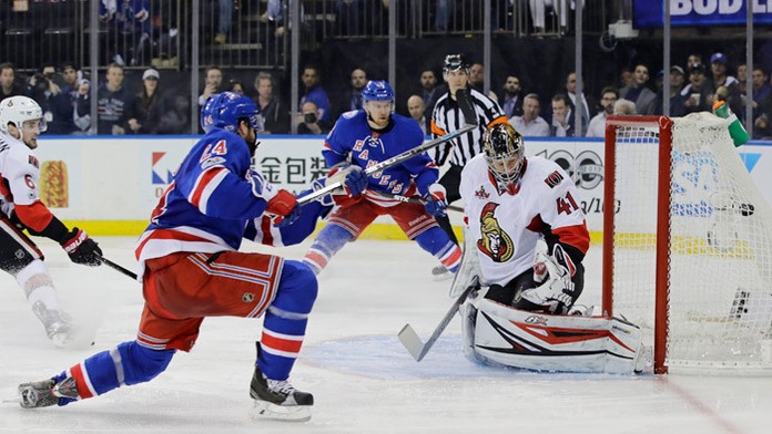 Rangers zdolali Ottawu 4:1.