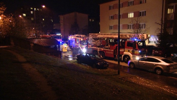 Horelo v bratislavskej časti Dlhé Diely 