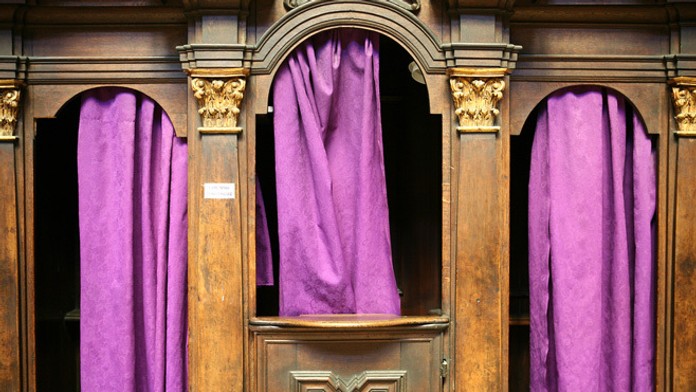 Spovednica - ilustračná snímka