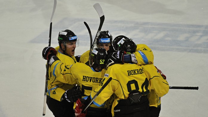 Radosť hokejistov Žiliny.