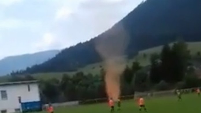 Malý vzdušný vír.