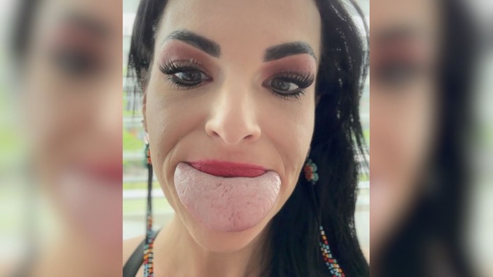 Brittany Lacayo, držiteľka rekordu najširšieho ženského jazyka na svete