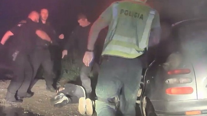 Incident zachytila kamera.