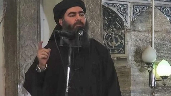 Vodca Islamského štátu abú Bakr Bagdádí.