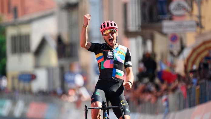 Alberto Bettiol sa stal víťazom 18. etapy Giro d'Italia.