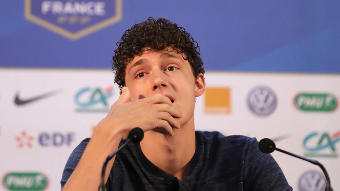 Francúzsky bek Benjamin Pavard počas MS 2018.