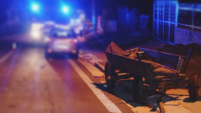 Došlo v Heľpe k zrážke motorového vozidla so záprahovým vozidlom