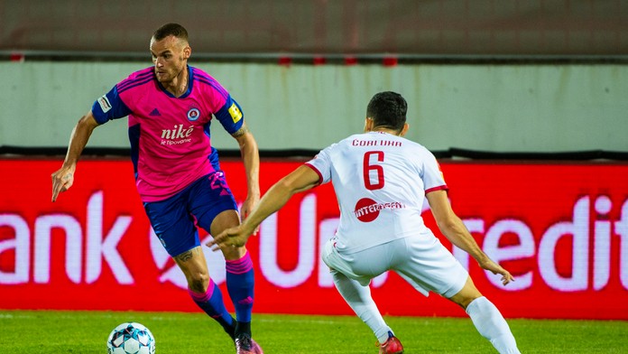 Oslabený Slovan po nepresvedčivom výkone prehral v Mostare