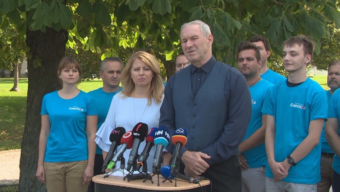 Róbert Bezák a Zuzana Čaputová.