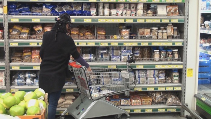 Špeciálny vozík na nákup.