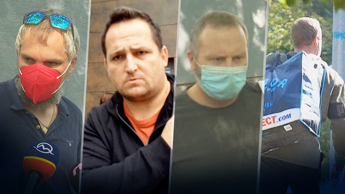 Vyšetrovatelia NAKA - Štefan Mašin, Pavol Ďurka, Milan Sabota a Ján Čurilla.