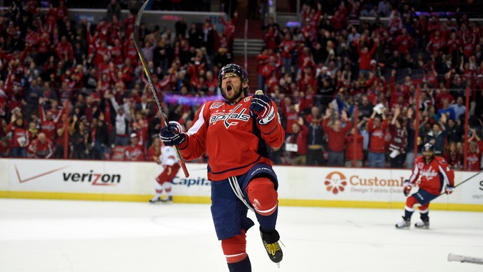 Alexander Ovečkin strelil 50. gól v sezóne.