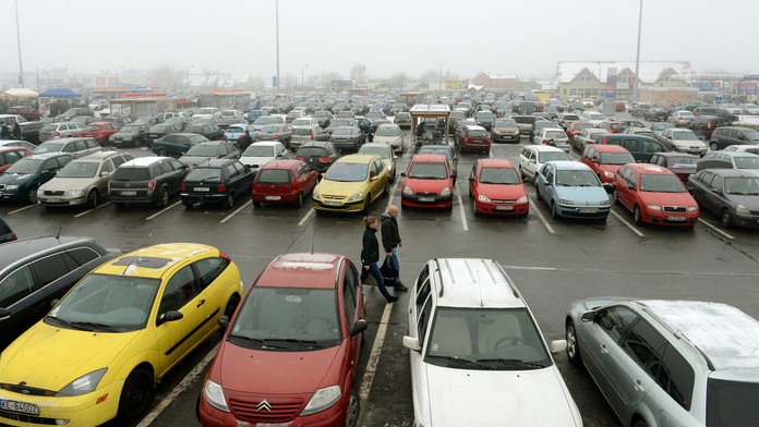 Parkovisko - ilustračná foto.