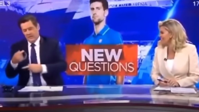 Moderátori ohovárali Djokoviča.