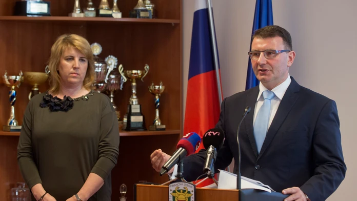 Lenka Wittenbergerová počas tlačovej konferencie.