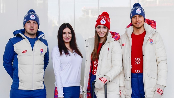 Olympijská kolekcia slovenskej výpravy.