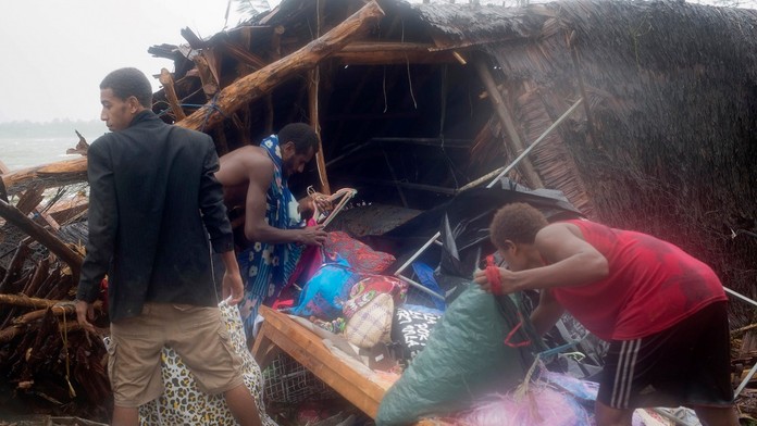 Cyklon zasiahol ostrov Vanuatu.