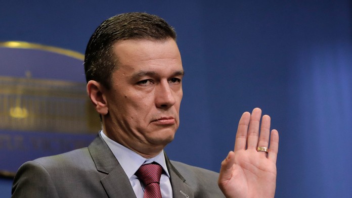 Rumunský premiér Sorin Grindeanu.