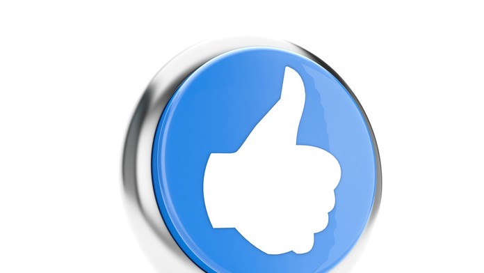 Značka Like na Facebooku