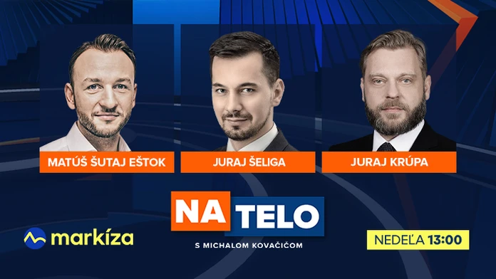 Hosťami relácie Na telo budú Matúš Šutaj Eštok, Juraj Šeliga a Juraj Krúpa