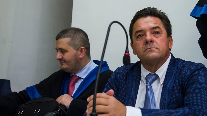 Marian Kočner a jeho advokát Michal Mandzák.