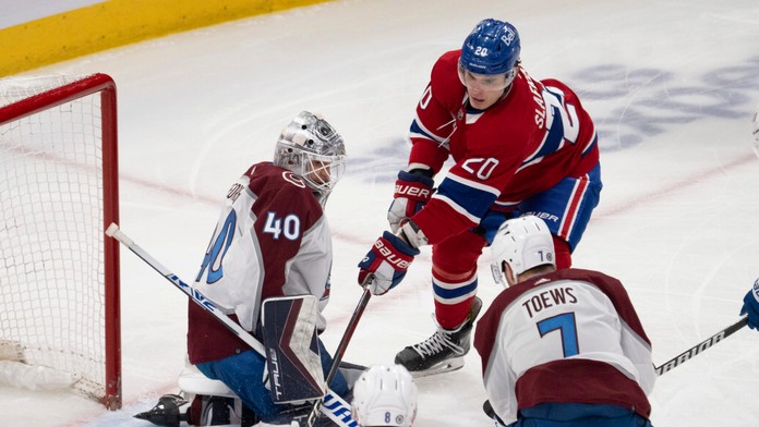 Juraj Slafkovský prispel gólom k víťazstvu Montrealu.