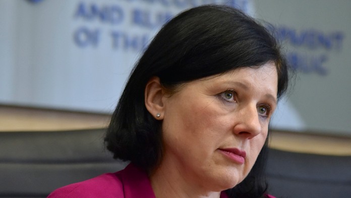 Česká eurokomisárka pre spravodlivosť, ochranu spotrebiteľov a rodovú rovnosť Věra Jourová. 