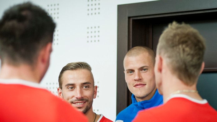 Martin Škrtel a Dušan Švento