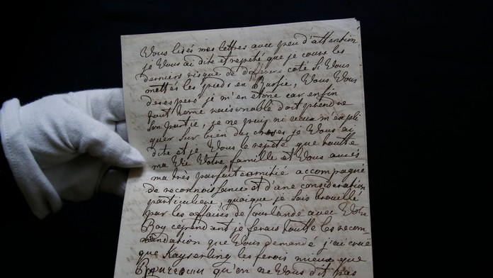 Snímka iného listu od Kataríny II.