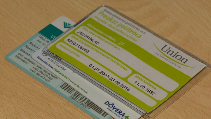 Preukaz poistenca - ilustračné foto