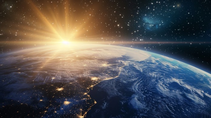 Rotácia Zeme (ilustračná snímka)